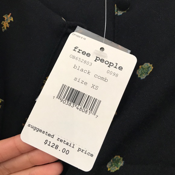 NWT Free People - Printed Romper - Picture 7 of 8